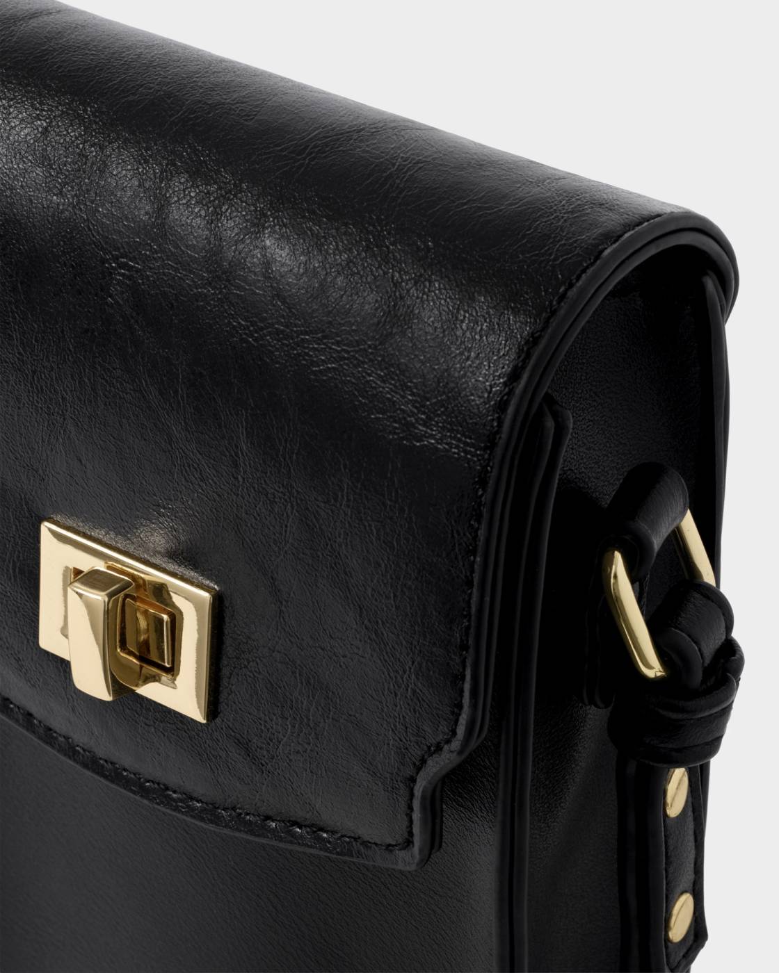 Katie Loxton Orin Twist Lock Slim Bag Black
