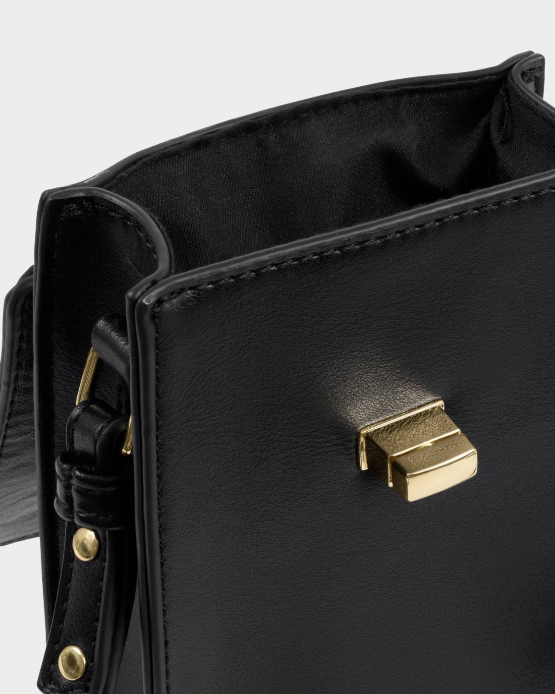 Katie Loxton Orin Twist Lock Slim Bag Black