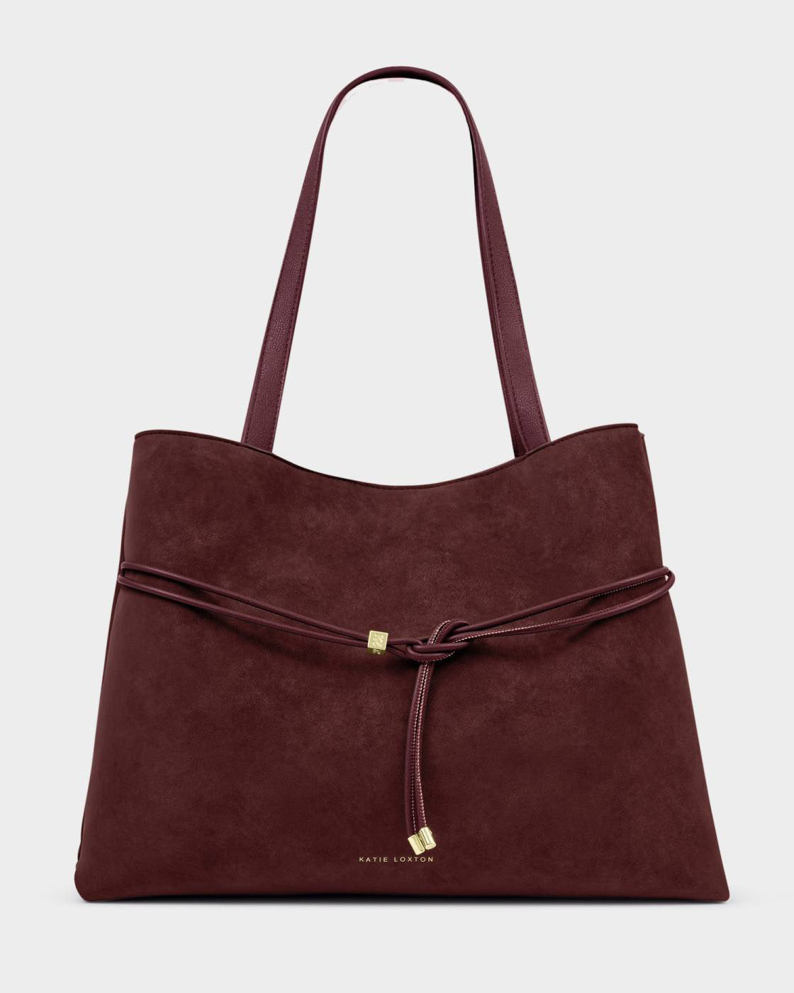 Katie Loxton Lori Tote Bag Cherry Suedette