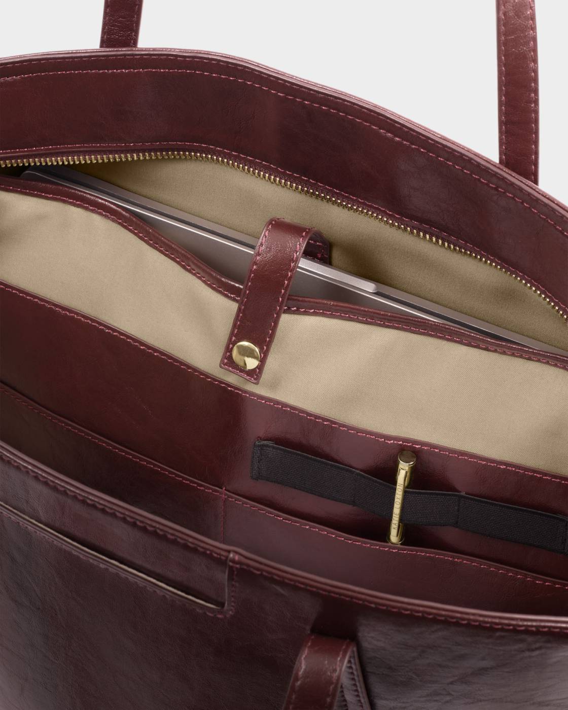 Katie Loxton Harlyn Work Tote Bag Cherry Distressed