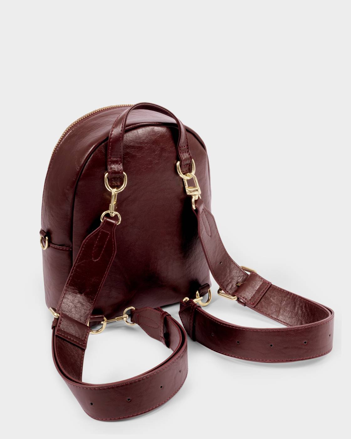 Katie Loxton Mika Small Backpack Cherry Distressed