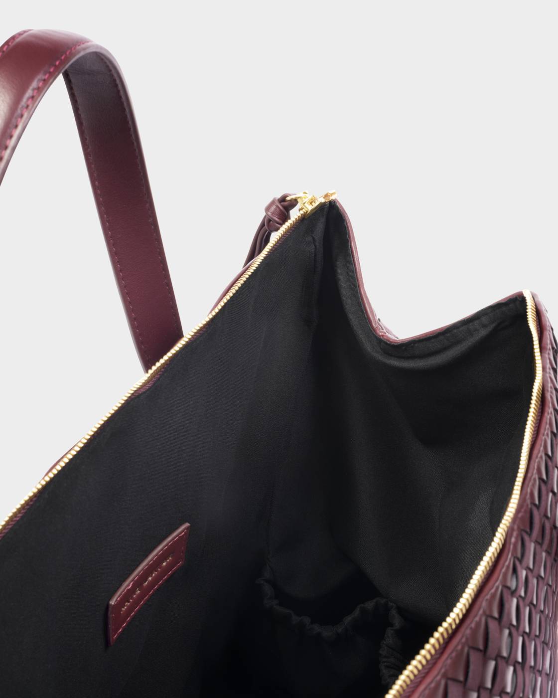 Katie Loxton Milan Hand Woven Cabin Bag Cherry