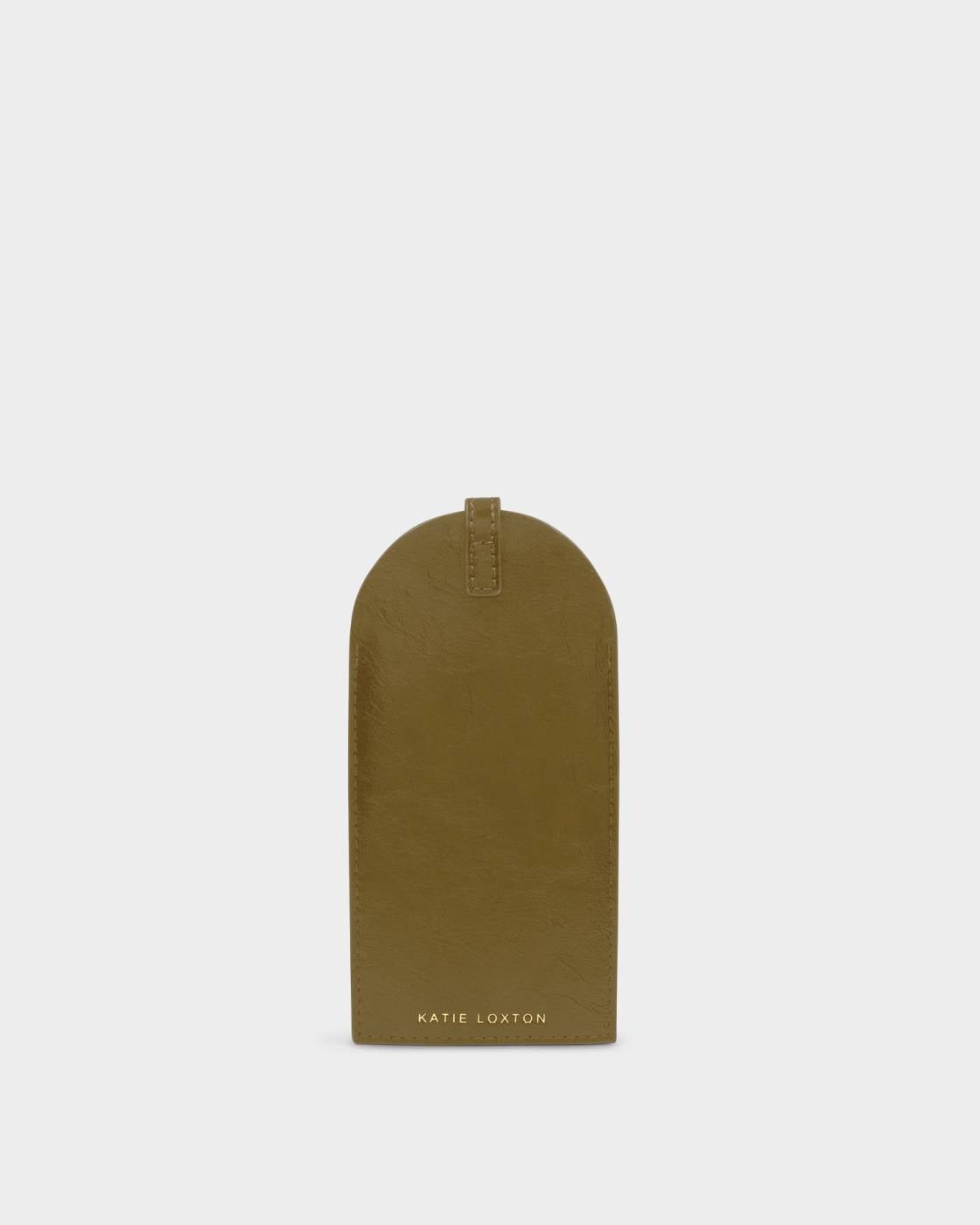 Katie Loxton Glasses Sleeve Olive Distressed