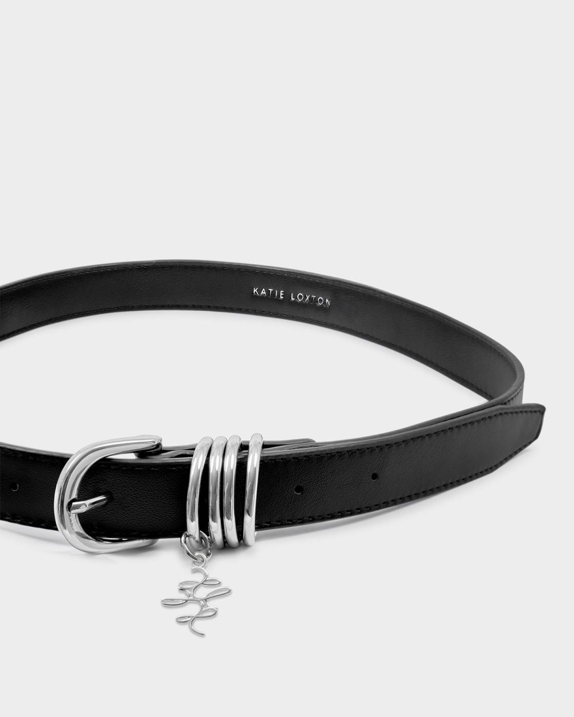 Katie Loxton Belt With Rings Black