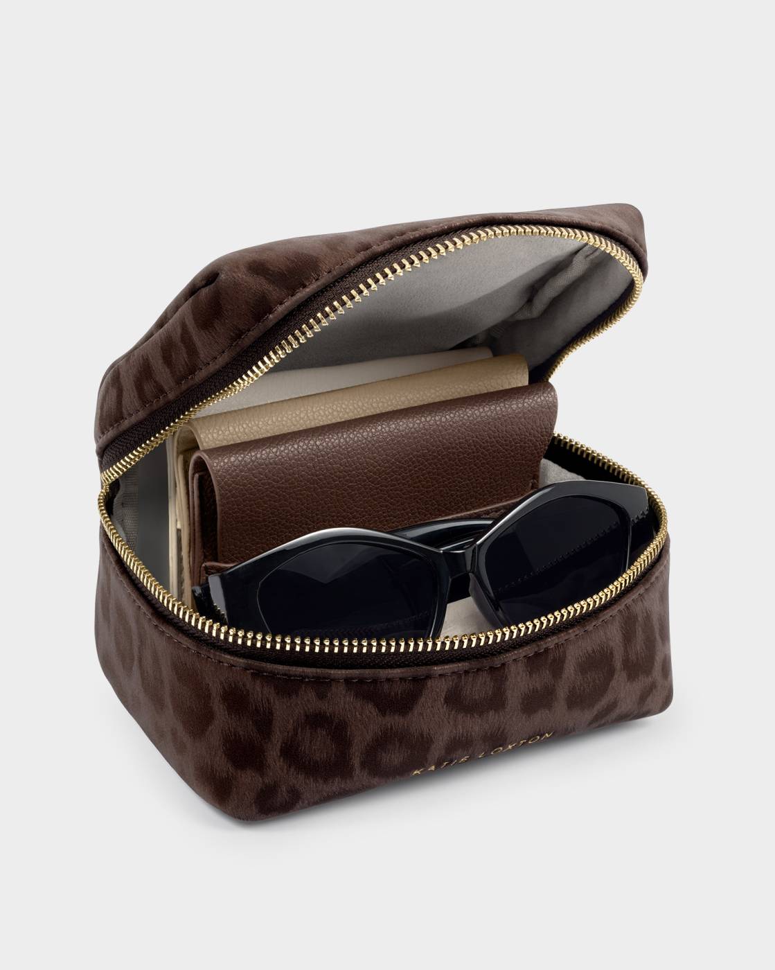 Katie Loxton Accessories Organiser Chocolate Leopard