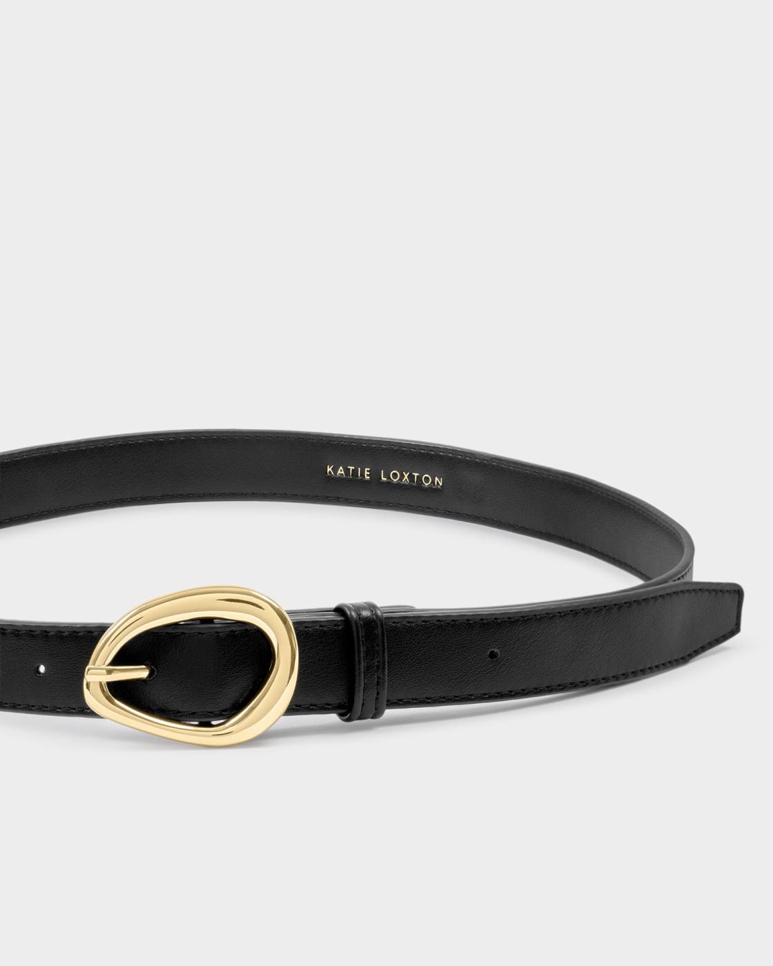 Katie Loxton Organic Buckle Belt Black
