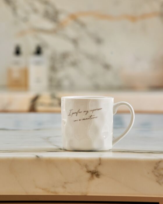 Katie Loxton Gift Bow Mug  'I Prefer My Espresso In A Martini'