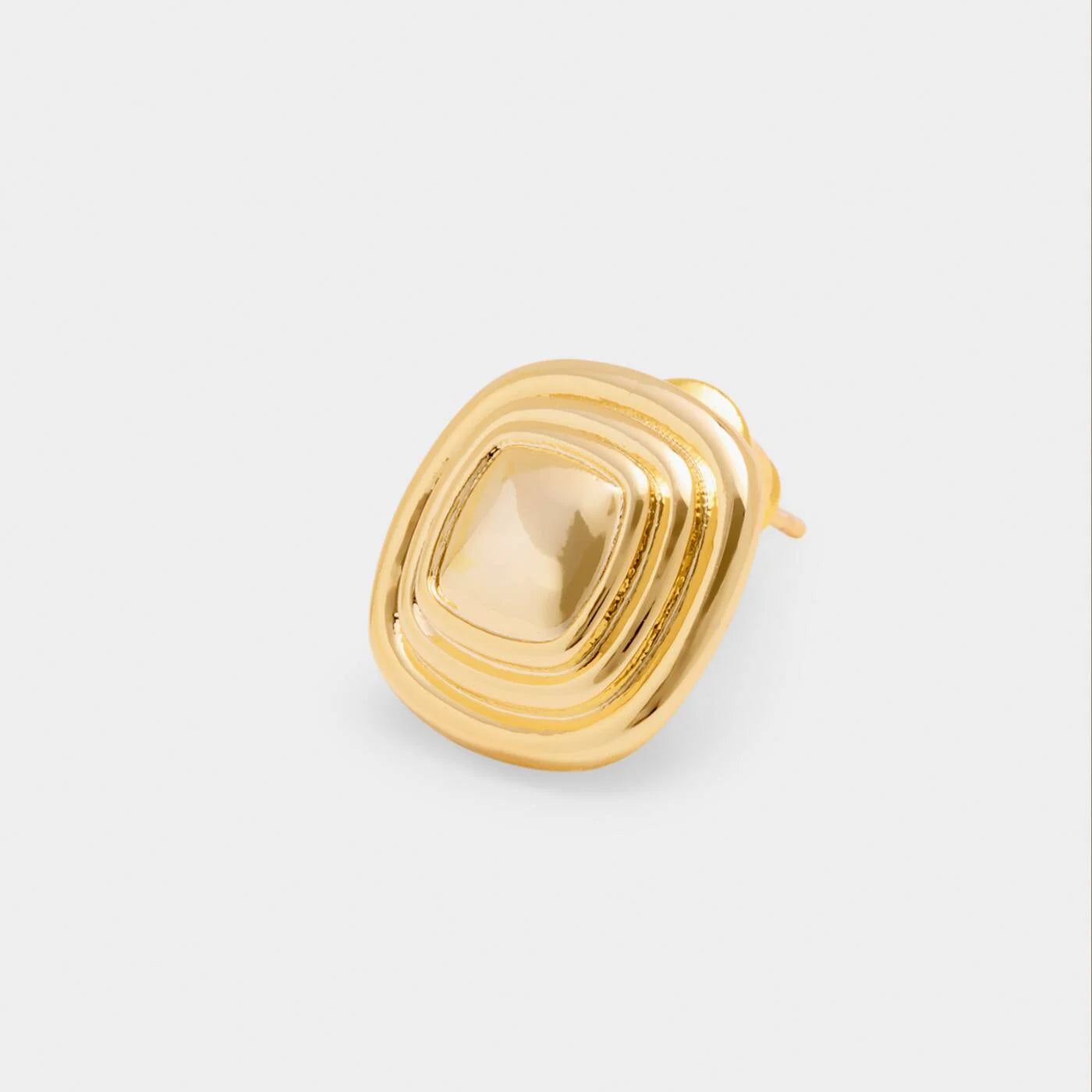 Katie Loxton Sofia Button Stud Earrings Gold Coated