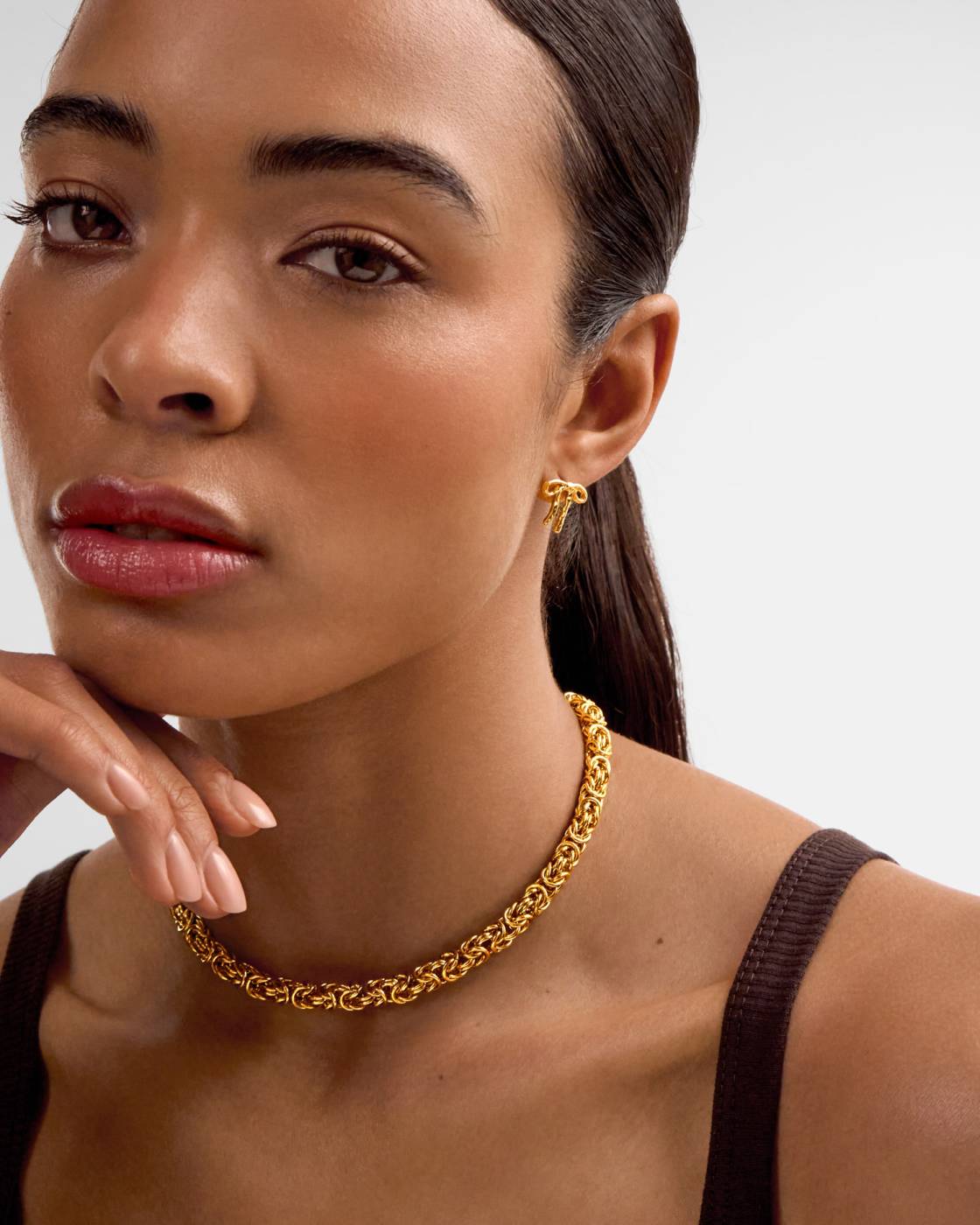 Katie Loxton Heritage Chain Necklace Gold Coated 42cm