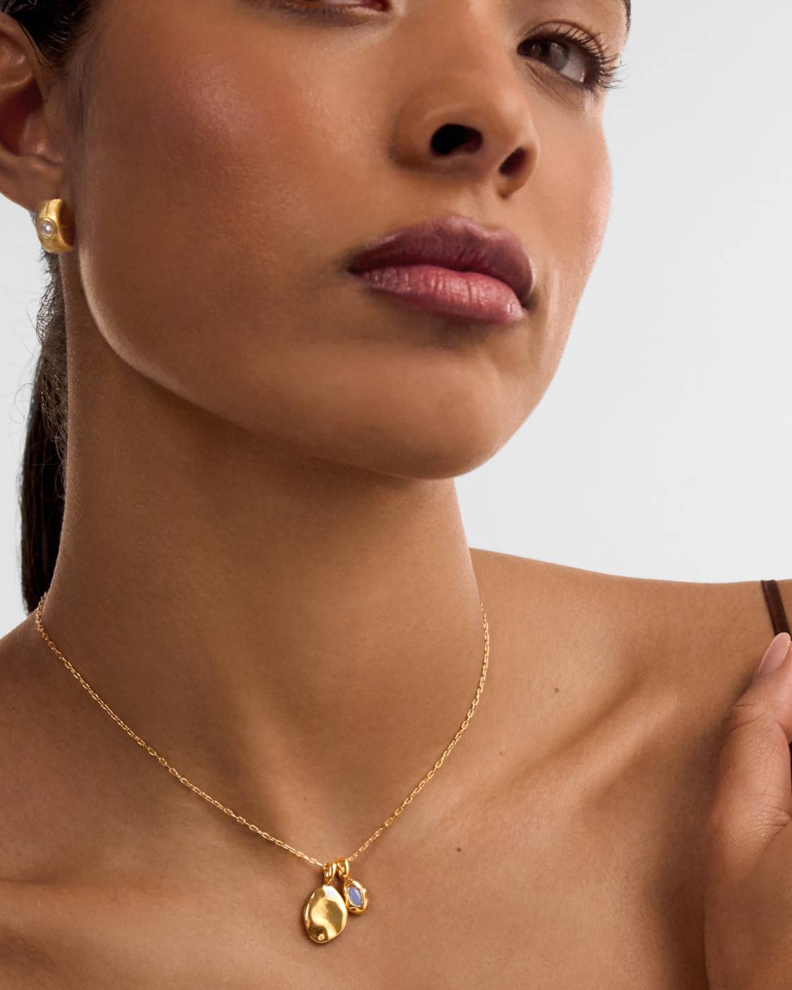 Katie Loxton Birthstone Necklace June Moonstone