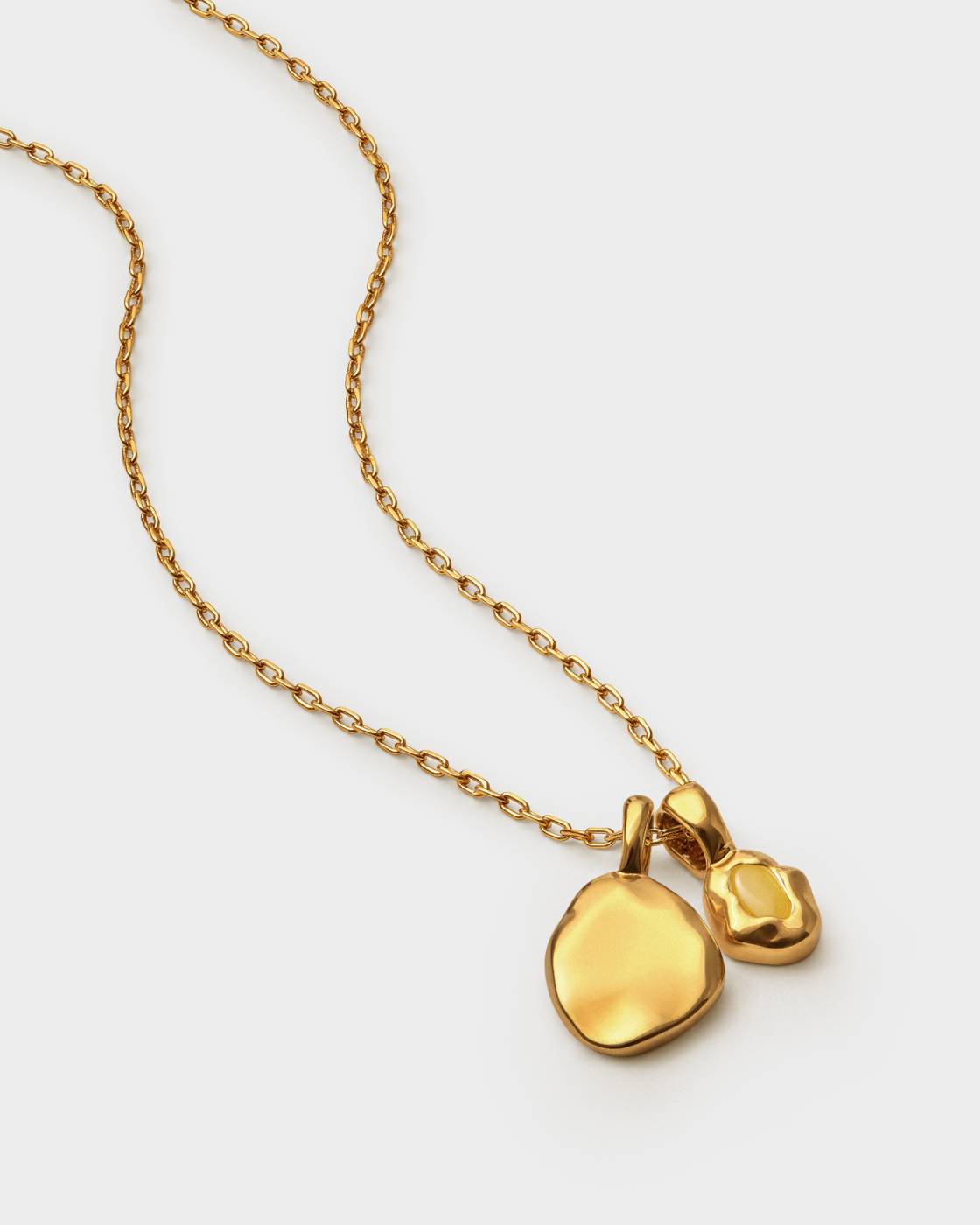 Katie Loxton Birthstone Necklace November Yellow Quartz