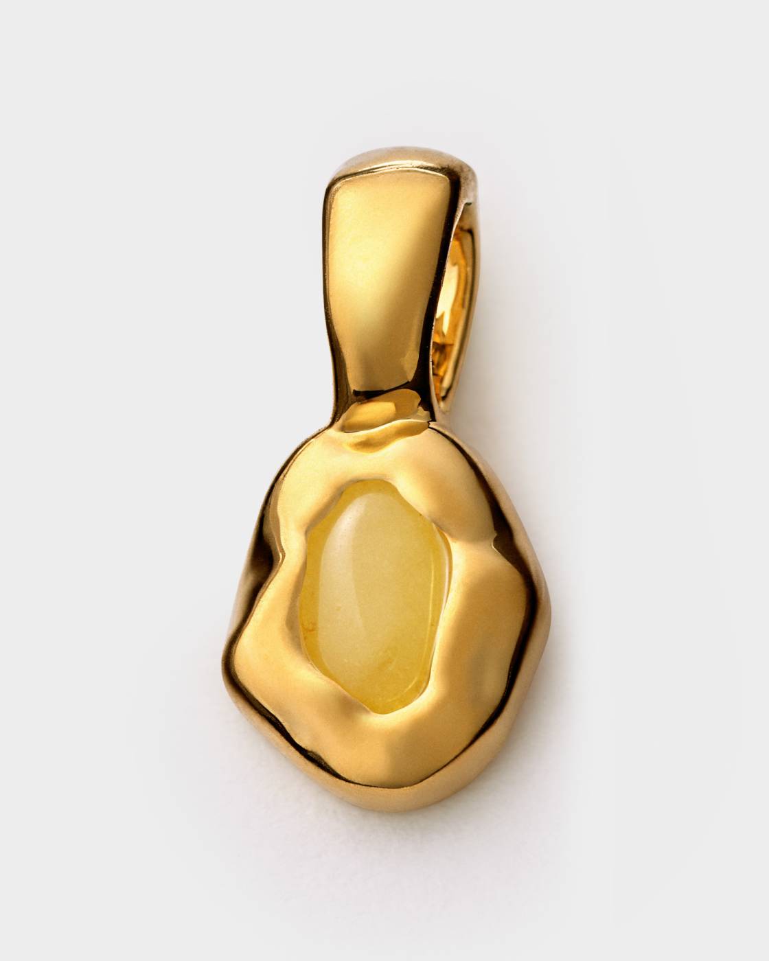Katie Loxton Birthstone Necklace November Yellow Quartz