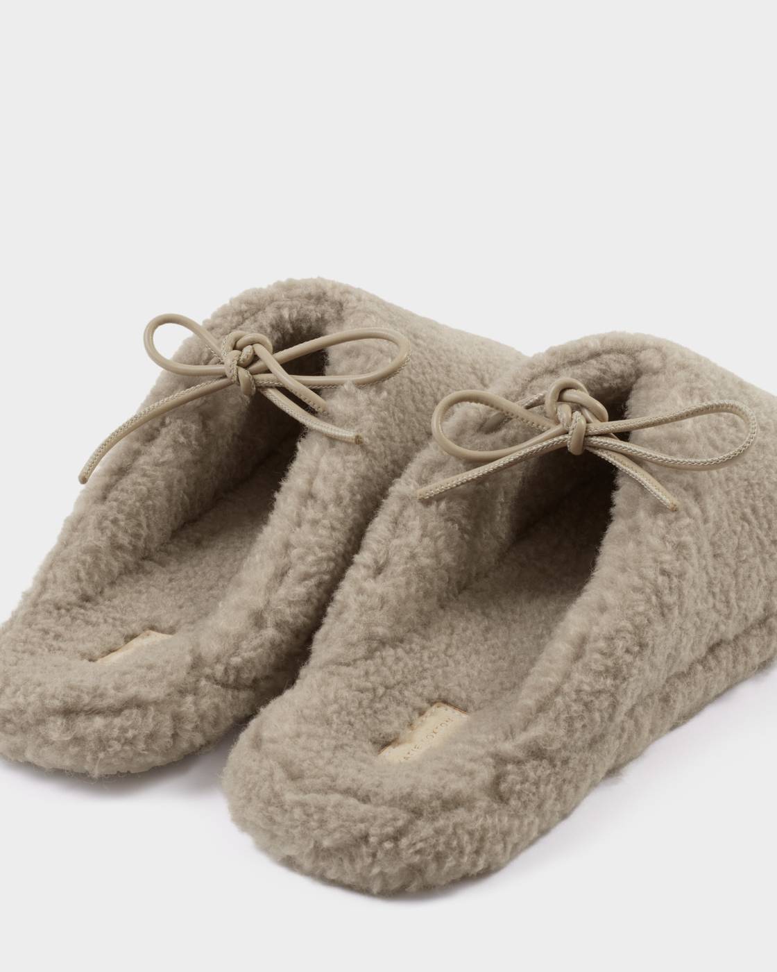 Katie Loxton Gift Boxed Borg Slippers Taupe Small