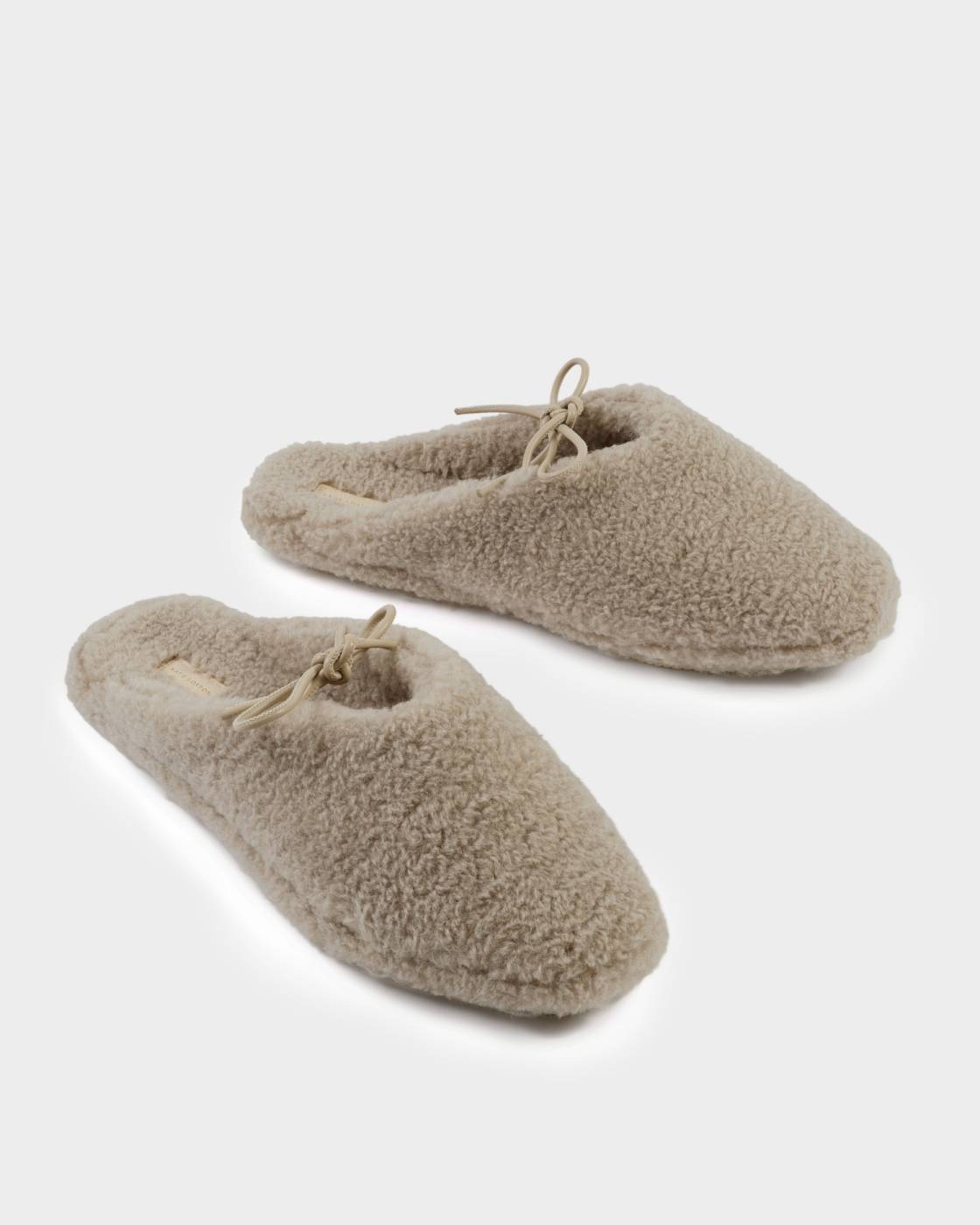Katie Loxton Gift Boxed Borg Slippers Taupe Small
