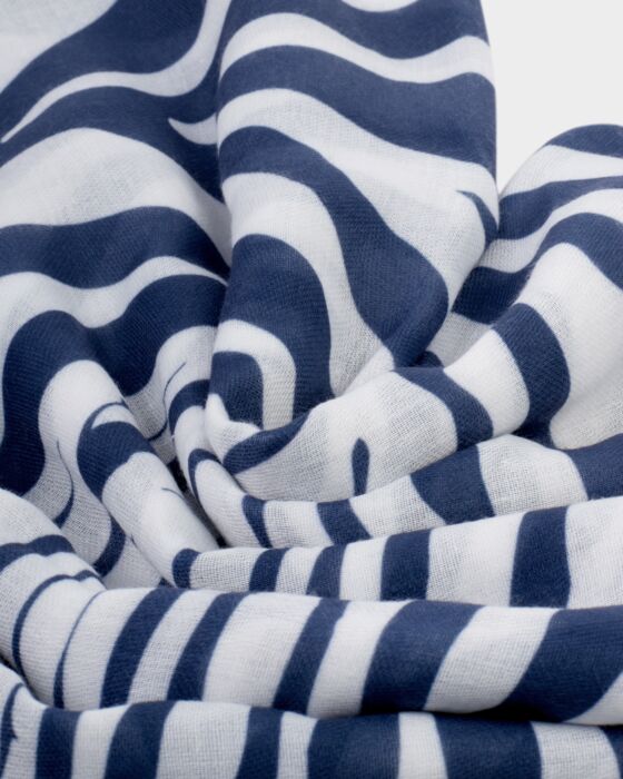 Katie Loxton Printed Scarf Zebra Off White