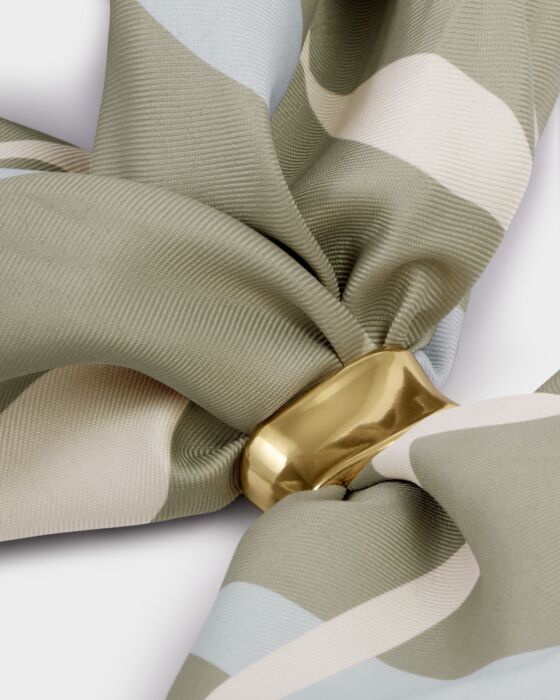 Katie Loxton Satin Multiway Scarf Sage