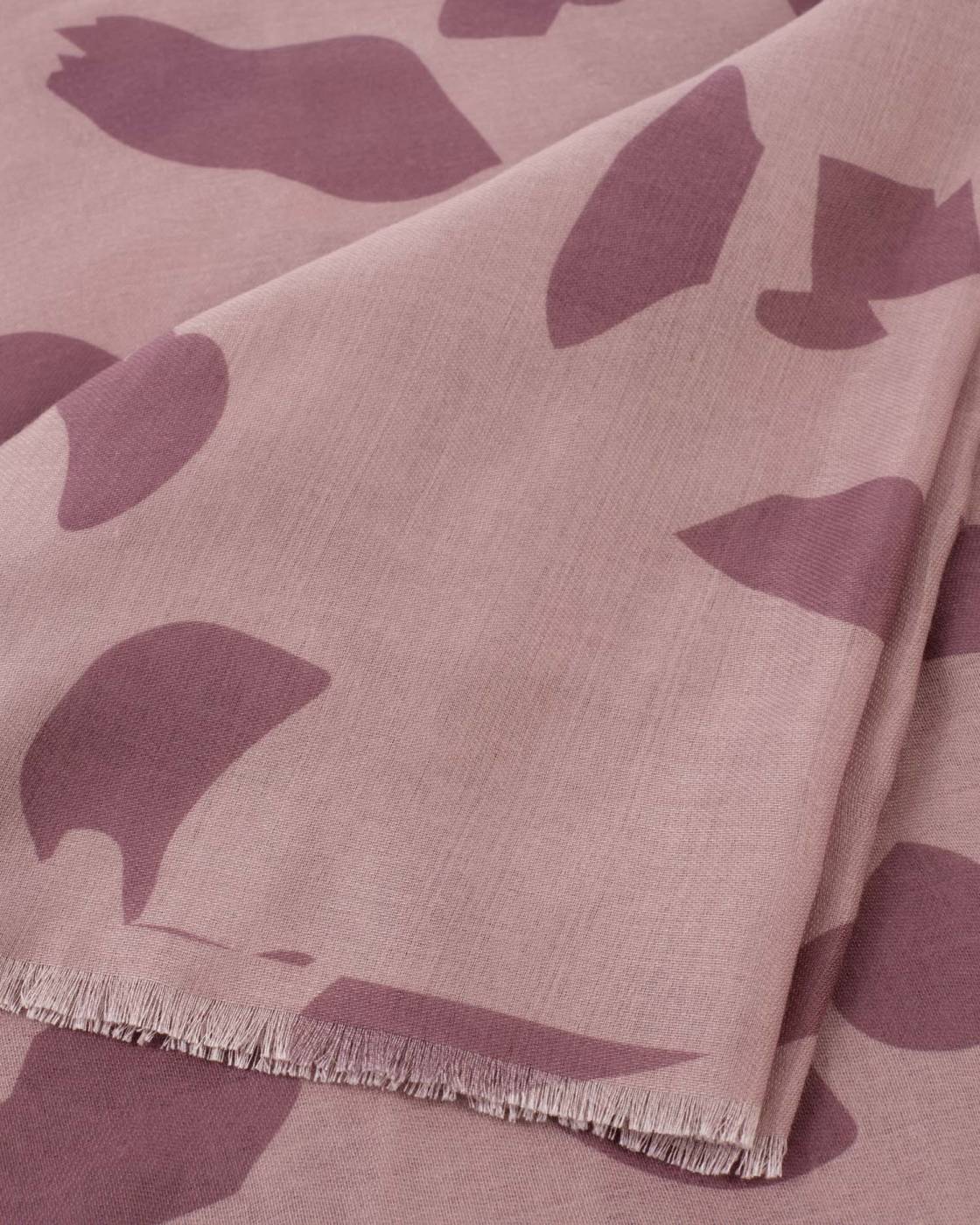 Katie Loxton Printed Scarf Large Leopard Light Pink/ Dusty Pink