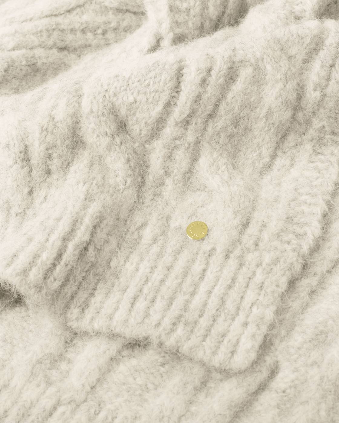 Katie Loxton Cable Knit Scarf Cream