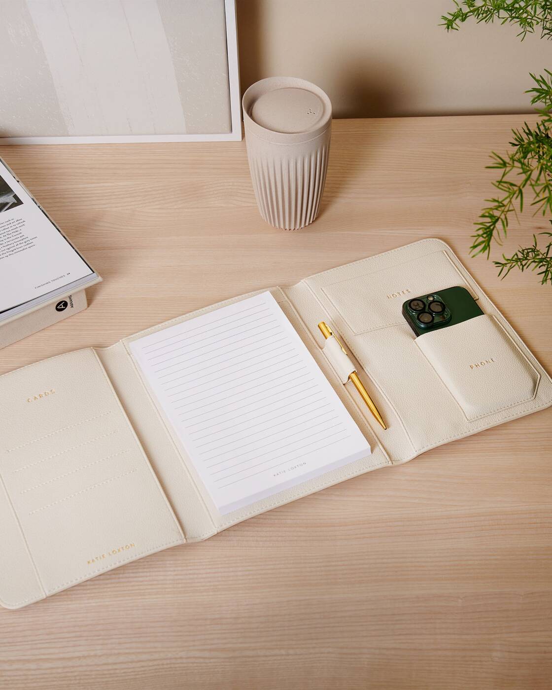 Katie Loxton Personal Organiser 'Love Forever Always' in Off White