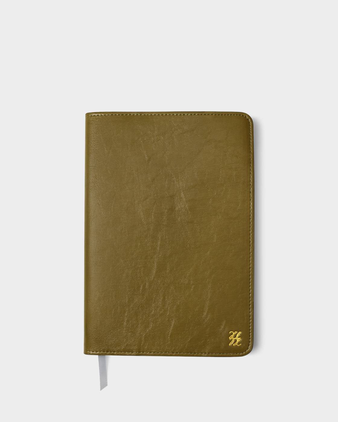 Katie Loxton Notebook Cover And A5 Lined Notepad Olive Distressed