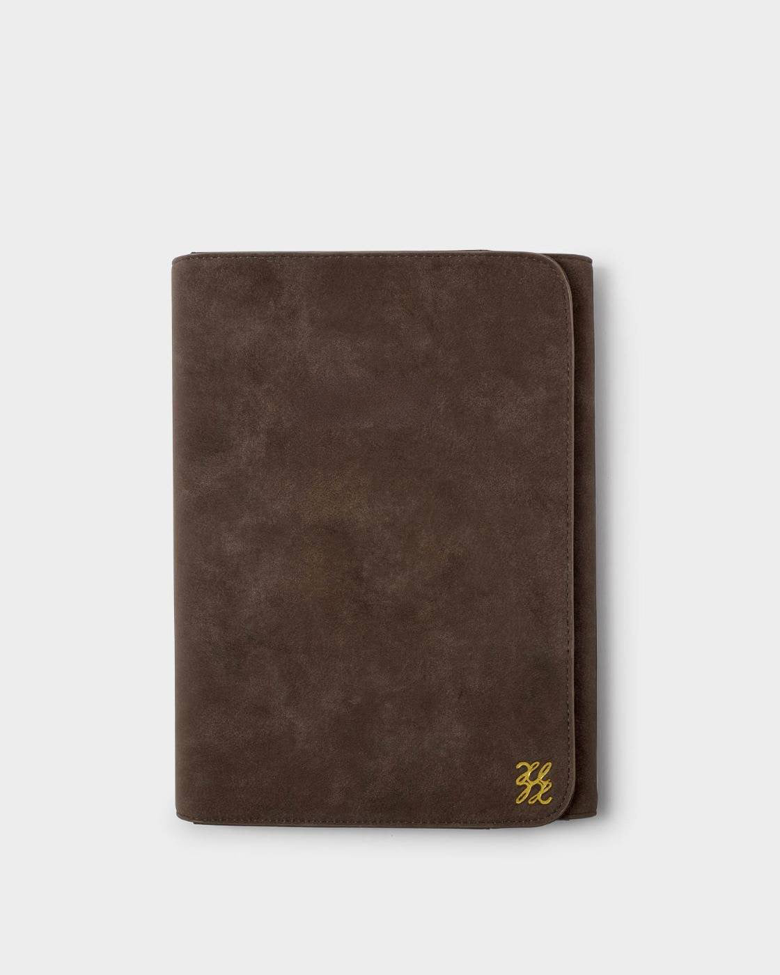 Katie Loxton Planner Chocolate Suedette
