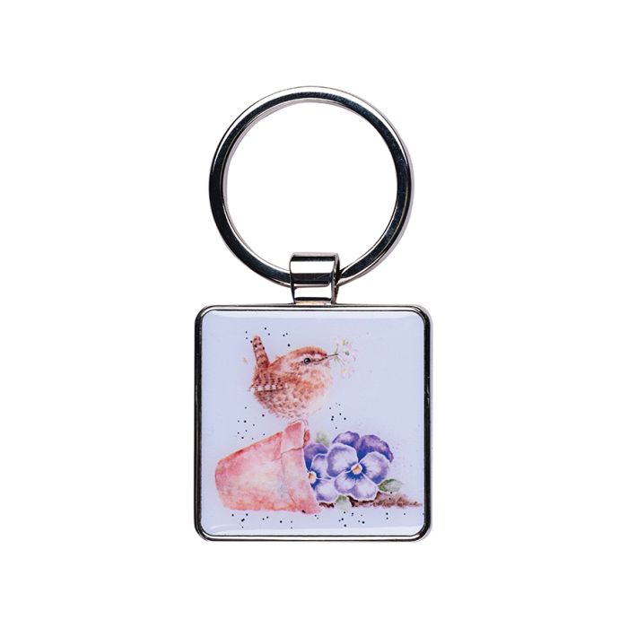 Wrendale Designs 'Pottering About' Wren Keyring