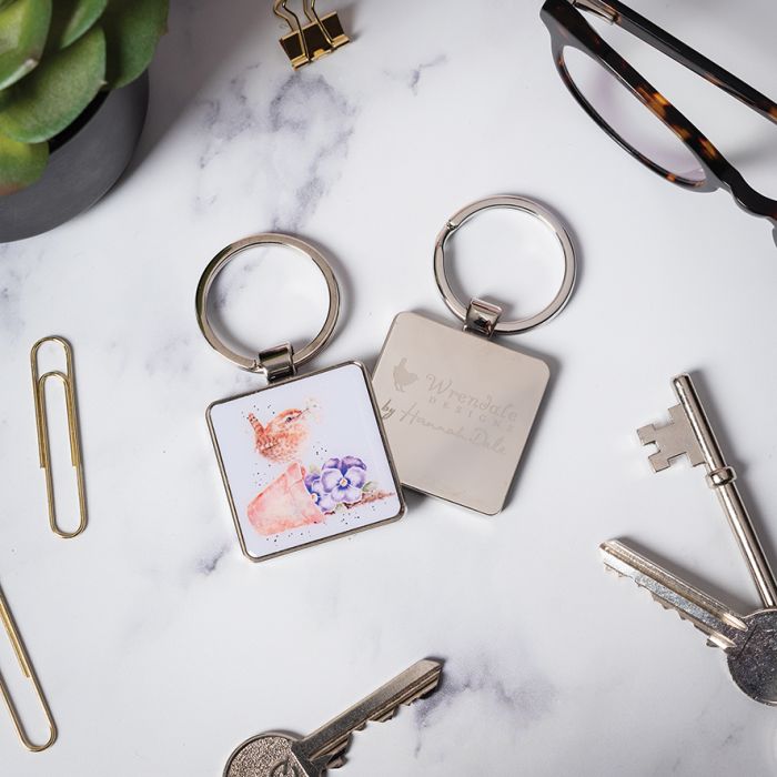 Wrendale Designs 'Pottering About' Wren Keyring