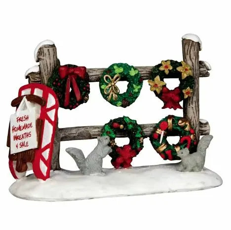 Lemax Christmas Wreaths 4 Sale 54942