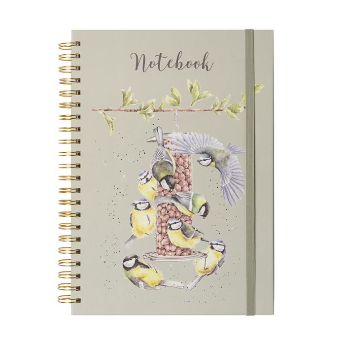Wrendale Designs 'Bon Appétit!' Blue Tit A4 Notebook