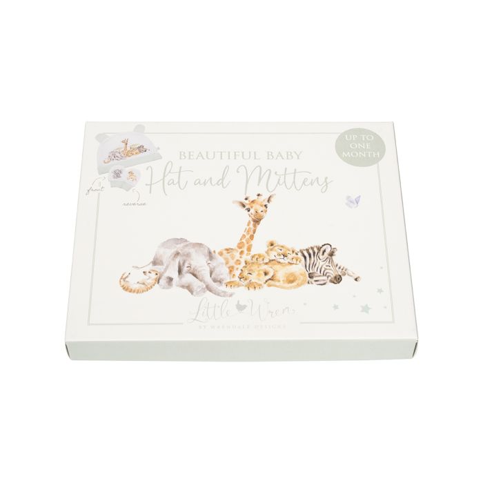 Wrendale Designs Little Savannah Hat and Mitten Set