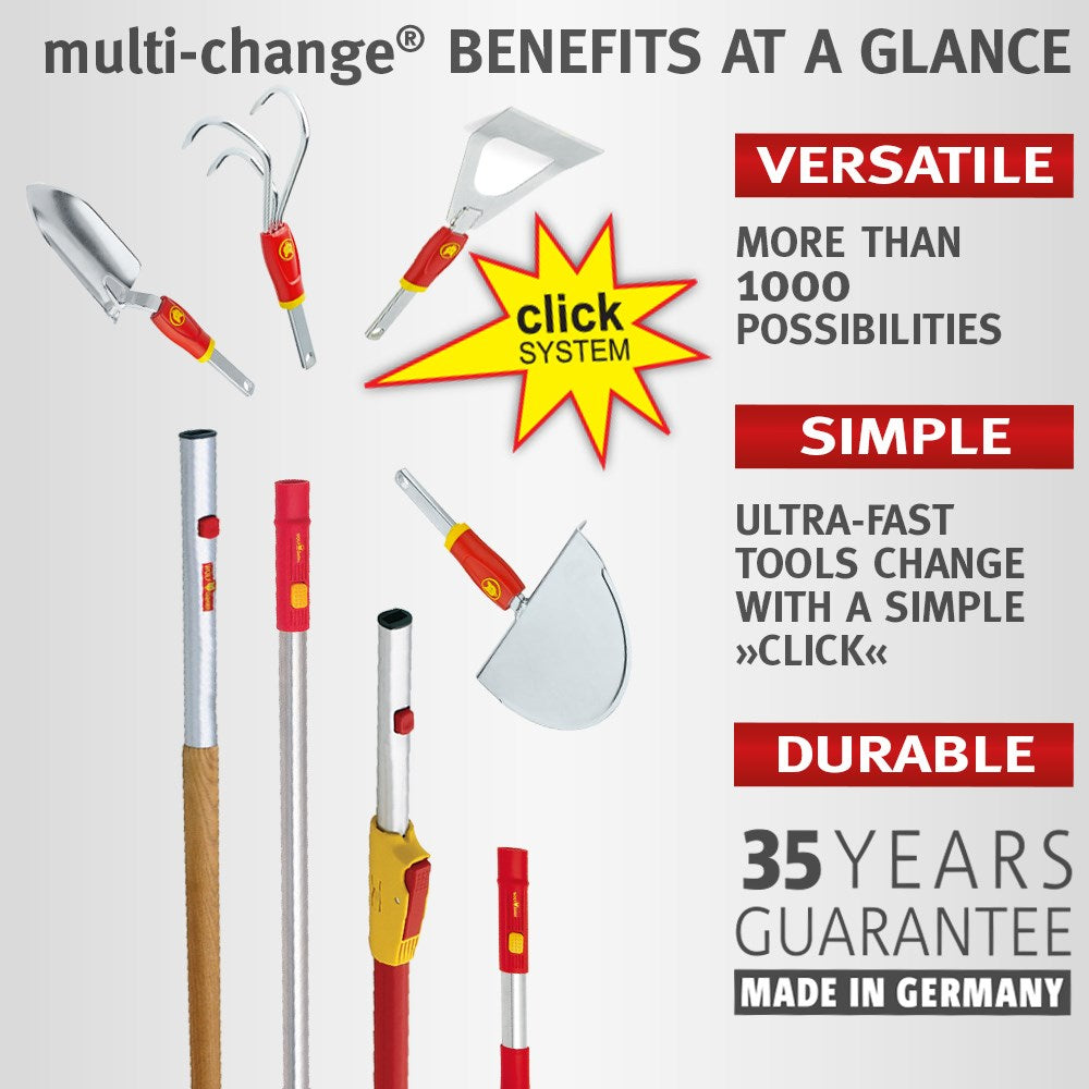 Wolf-Garten Multi Change 140cm Wooden Handle