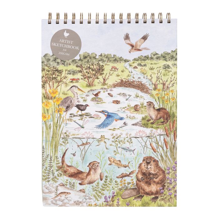 Wrendale Designs 'The Riverbank' Nature Sketchbook