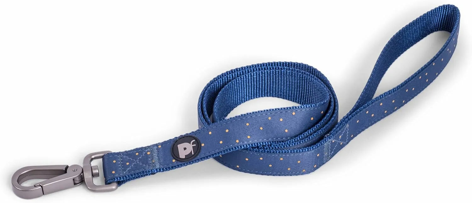 Petface Ochre Ditsy Spot Dog Lead Small