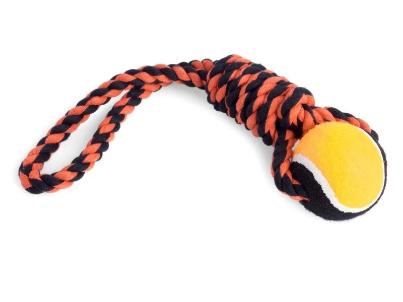 Petface SS Tennis Ball Rope - LRG