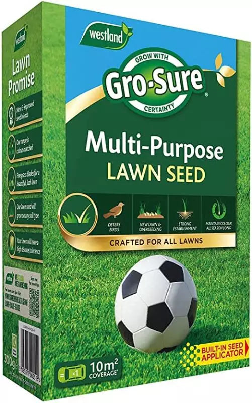 Westland Gro-Sure Multi Purpose Lawn Seed 10m2 + 30EF