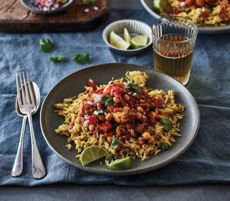 Cook Frozen Roasted Veg & Chickpea Curry