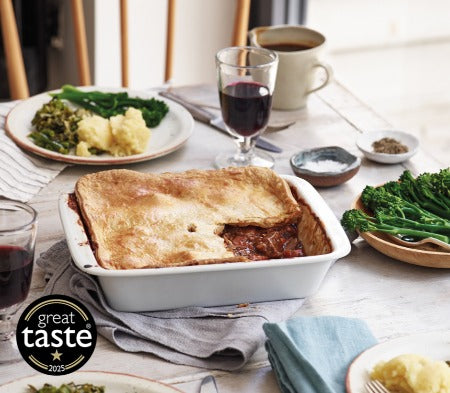 Cook Frozen Steak & Red Wine Pie