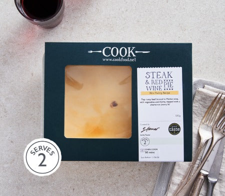 Cook Frozen Steak & Red Wine Pie