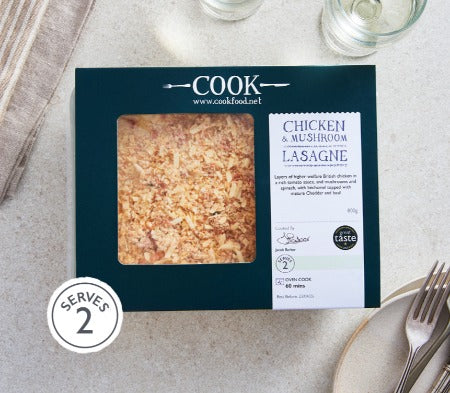 Cook Frozen Chicken & Mushroom Lasagne