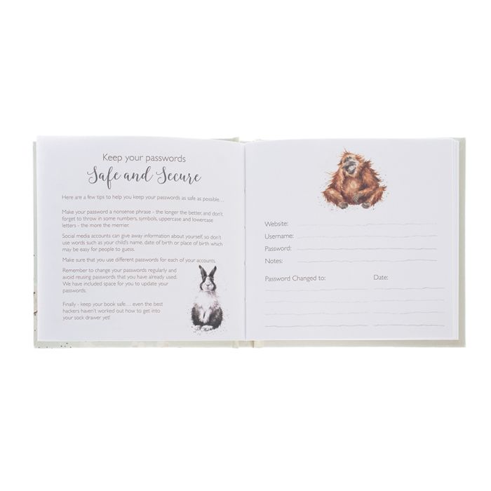 Wrendale Designs 'Hydrangea' Bee Password Book