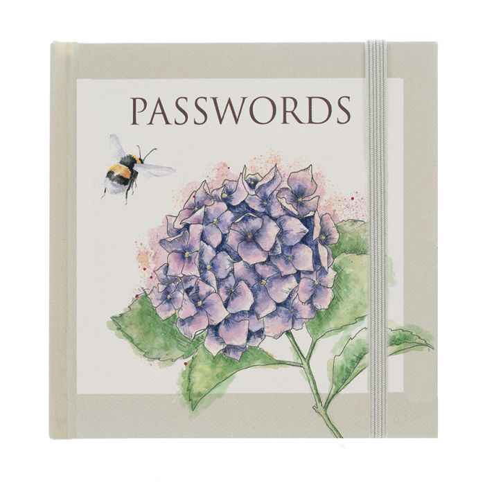 Wrendale Designs 'Hydrangea' Bee Password Book