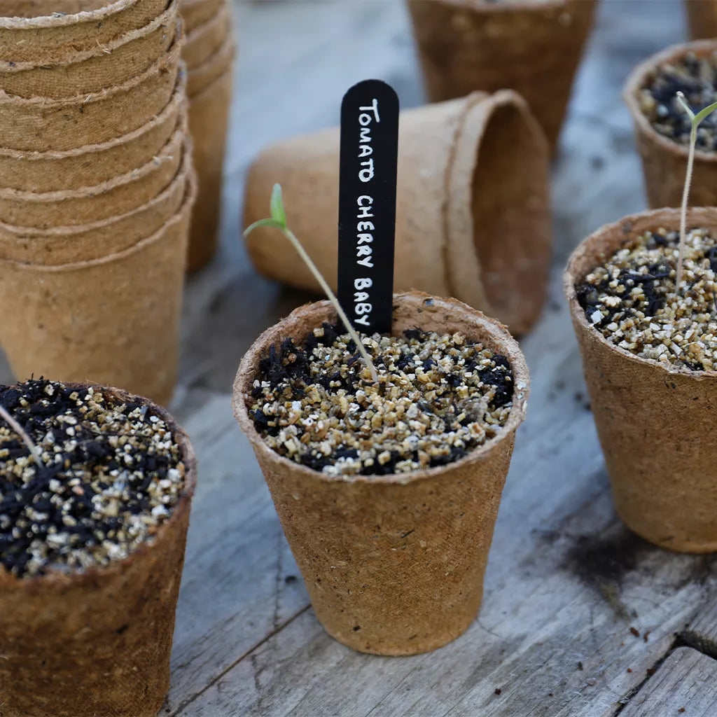 Gardman Grow It 6cm Round Fibre Pots 24 Pack