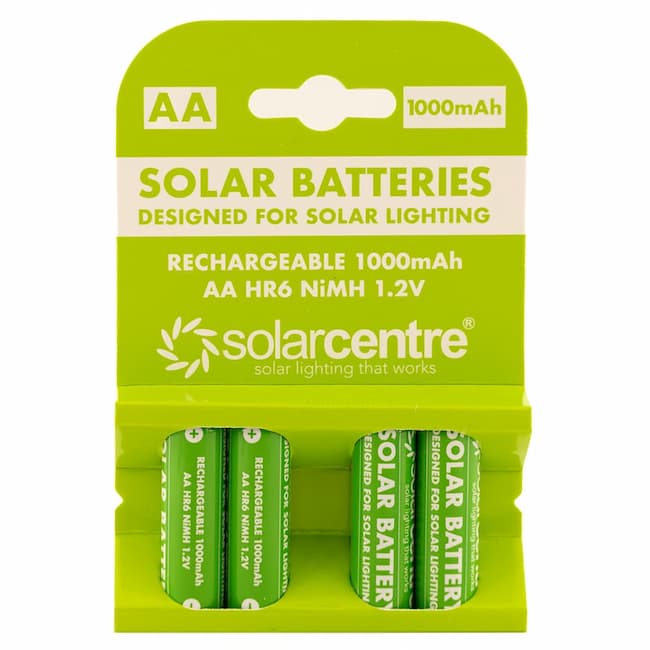 Solar Centre Solar Battery 4-Pack AA 1000mAh