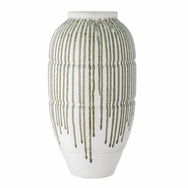 Scarlet Vase, Green, Stoneware