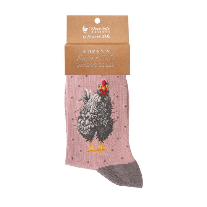 Wrendale Designs 'Curious Hen' Chicken Socks