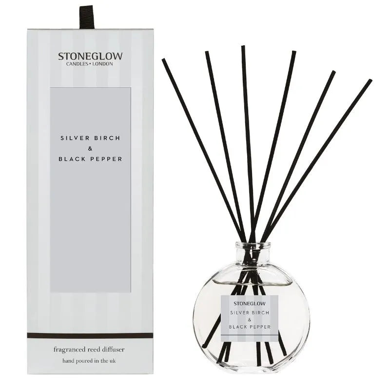 Stoneglow Modern Classics Reed Diffuser Silver Birch & Black Pepper