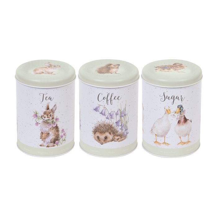 Wrendale Designs 'The Country Set' Country Animal Tea Coffee Sugar Set