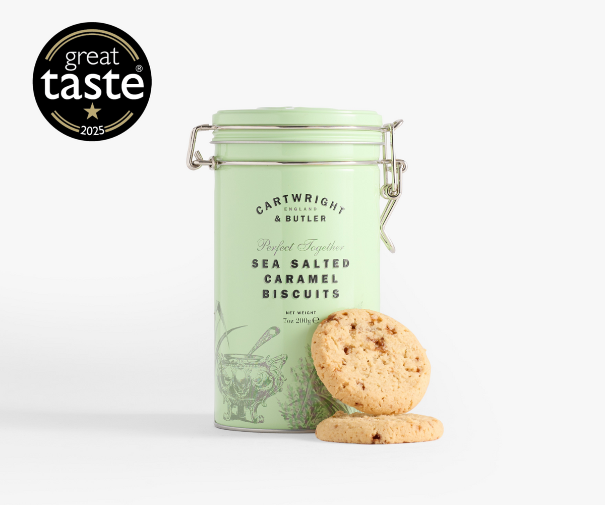 Cartwright & Butler Salted Caramel Biscuits in Tin 200g