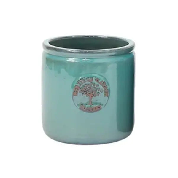 Woodlodge Edwin Cylinder Turquoise Pot